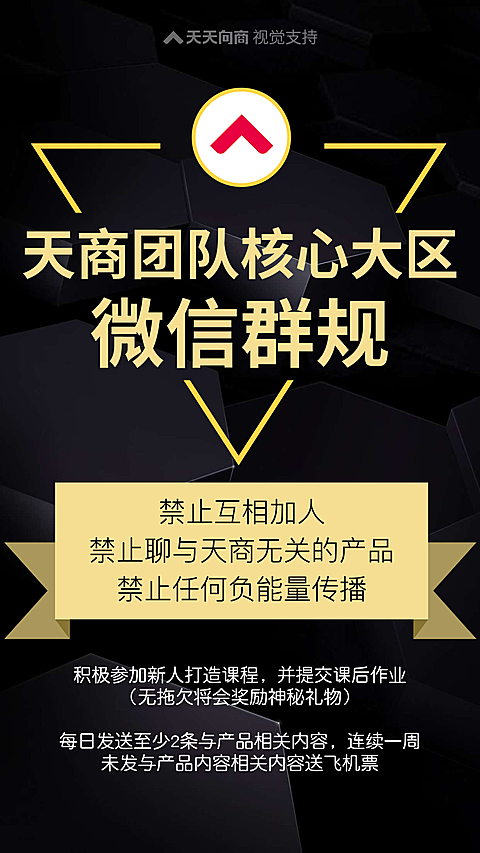 团队微信群规